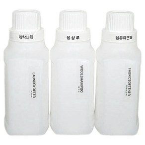 세제 리필 소분용기 세제통 2L 3p + 라벨지 tpxm, 1세트
