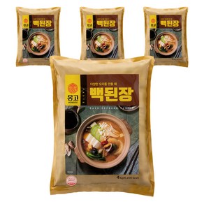몽고식품 백된장, 4kg, 4개