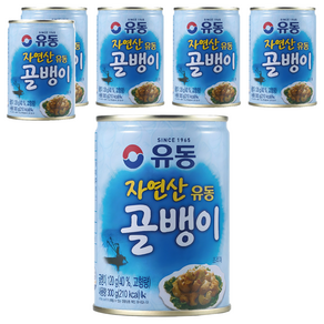 유동 자연산 골뱅이, 300g, 6개
