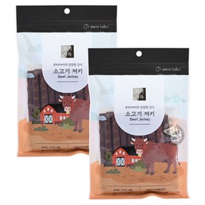 제로랩스 강아지용 고기가득 스틱져키 130g, 소고기 맛, 2개