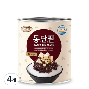 리치스 통단팥, 3kg, 4개