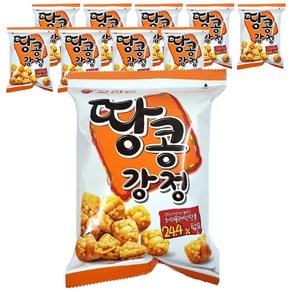 오리온 땅콩강정 80g, 10개