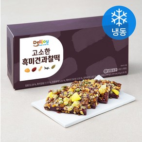 딜리조이 고소한 흑미견과찰떡 (냉동), 900g, 1개