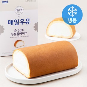 매일우유 데르뜨 순 38% 우유롤케이크 (냉동), 370g, 1개