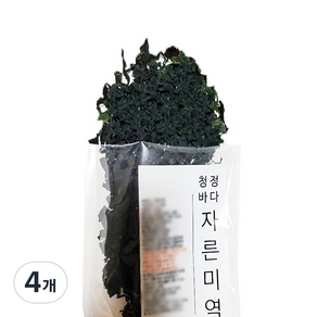 우진수산 자른미역, 500g, 4개