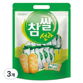 크라운 참쌀선과, 253g, 3개