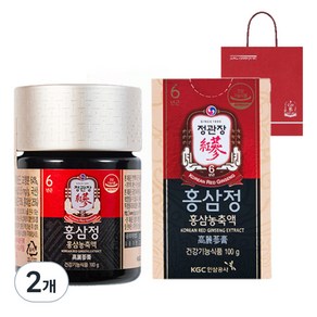 정관장 홍삼정+쇼핑백, 100g, 2개