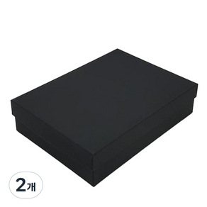 박스블랙 직사각 1호 23 x 17 x 5.5 cm, 2개