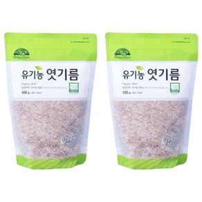 [오가닉스토리] 오가닉스토리 유기농 엿기름, 500g, 2개