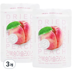 넛츠데이 건복숭아 슬라이스, 150g, 6개