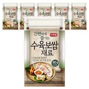 간편하게 즐기는 티백형 수육보쌈재료, 6개, 80g