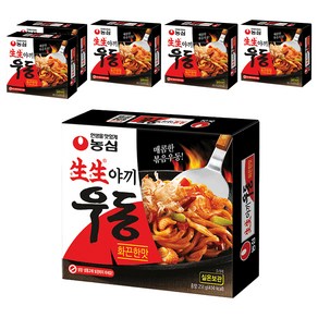 생생우동 야끼우동 화끈한맛 251g, 6개