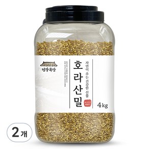 건강곡간 호라산밀 통, 4kg, 2개