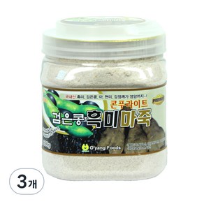 오양식품 콘푸라이트 검은콩 흑미 마죽, 800g, 3개