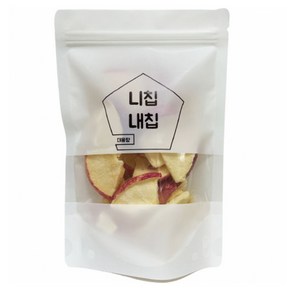 동결건조 과일 달콤하고 바삭한 말린 사과, 60g, 1개