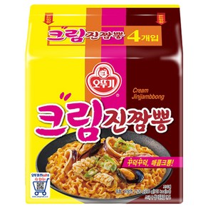 오뚜기 크림진짬뽕 130g, 4개