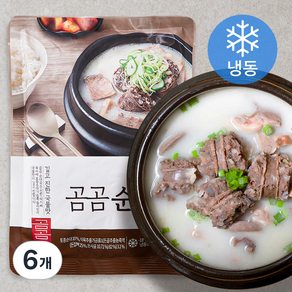 곰곰 순대국 (냉동), 600g, 6개