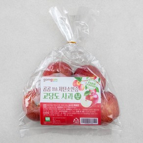 곰곰 청송 저탄소인증 고당도 사과, 1.2kg(소과), 1개