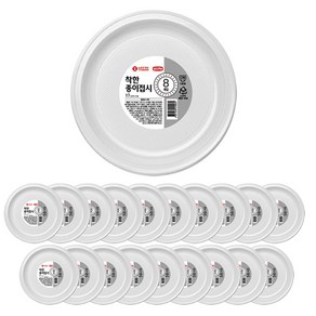 롯데이라이프 종이접시 170mm, 8개입, 20개