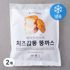 마켓프로즌 치즈감동 뚱까스 (냉동), 620g, 2개