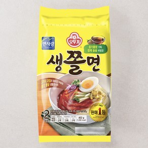 오뚜기 생쫄면 2인분, 452g, 1개