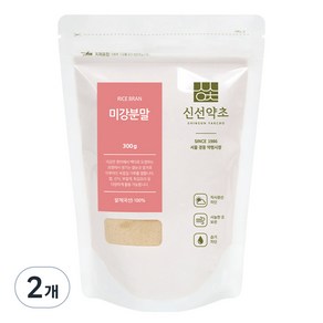 신선약초 쌀겨 미강가루, 2개, 300g