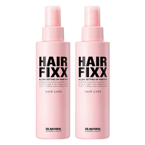 쏘내추럴 파우더포룸 올 데이 세팅 매직 픽서 헤어스타일링제, 155ml, 2개