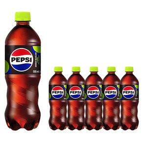 펩시 제로 슈거 라임향, 500ml, 6개