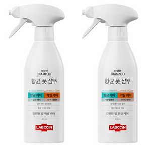 랩신 항균 풋샴푸, 1개입, 2개, 410ml