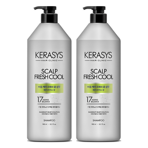케라시스 두피 비듬케어 프레쉬쿨 단백질 샴푸 레몬시트러스향, 980ml, 2개