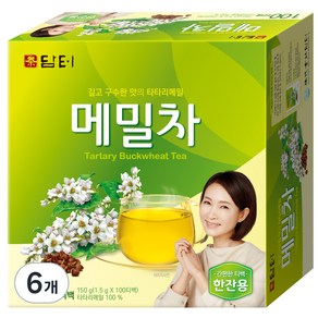 담터 메밀차100T/차/티백, 1.5g, 100개입, 6개