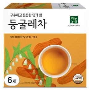 다농원 둥굴레차 100p, 1.2g, 100개입, 6개