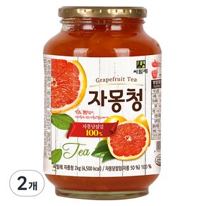 씨밀레 자몽청, 2kg, 1개입, 2개