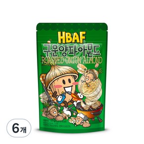 바프 구운양파 아몬드, 190g, 6개