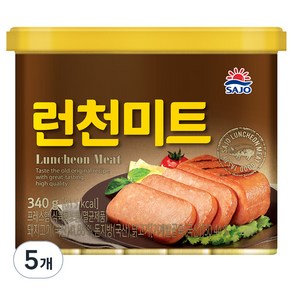 사조오양 런천미트, 340g, 5개