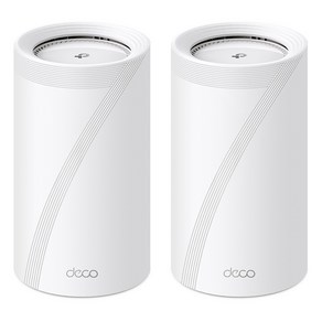 티피링크 BE33000 통합 홈 메시 시스템 쿼드밴드 Wi-Fi 7 공유기, Deco BE95, 2개