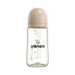 유비맘 PPSU 시그니처 노꼭지 젖병, 초코, 280ml, 1개