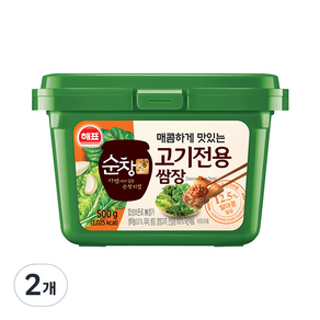 순창궁 고기전용쌈장, 500g, 2개