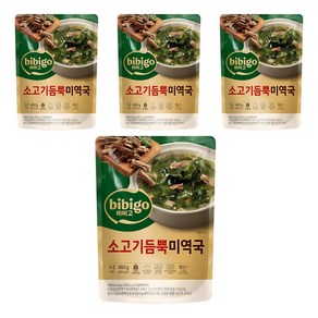 비비고 소고기 듬뿍 미역국, 460g, 4개