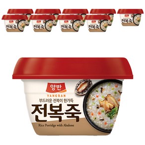 양반 전복죽, 287.5g, 10개