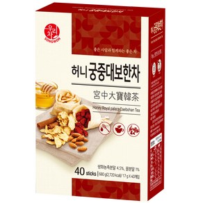 우리차 허니 궁중 대보한차, 17g, 40개입, 1개