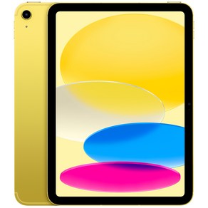 Apple 정품 2022 아이패드 10세대, 옐로, 256GB, Wi-Fi+Cellula