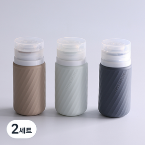 히지 실리콘 여행용 공병 60ml x 3종 세트, 2세트, A 모노