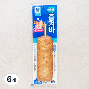 대림선 해물즐겨바, 70g, 6개