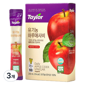 테일러 유기농 하루애사비 10p, 200ml, 3개