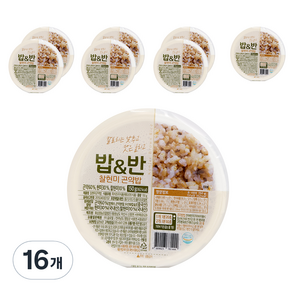 밥앤반 찰현미 곤약밥, 150g, 16개