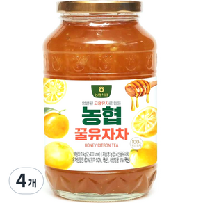 농협 꿀유자차, 1kg, 1개입, 4개