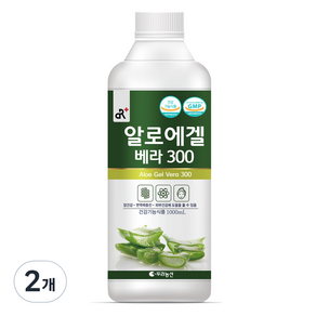 두리농산 알로에겔 베라 300, 1L, 2개