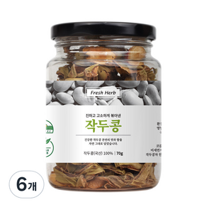 신선약초 볶음 작두콩, 70g, 6개