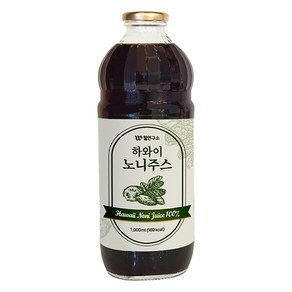 웰연구소 하와이 유기농 노니주스 100% + 계량컵 30ml, 1L, 1개